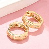 Hollow Cross Brass Hoop Earrings EJEW-Z102-41G-2