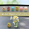 6Pcs 6 Colors Resin Cabochons RESI-CJ0004-27-7