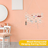 Wood Earring Display Stands EDIS-WH0022-33-6