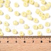 Opaque Baking Paint Glass Seed Beads SEED-T008-02B-5