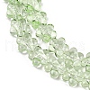 Transparent Glass Beads Strands GLAA-H038-02B-3