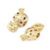 Brass Enamel Pendants KK-P289-17G-2