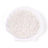 Transparent Spray Painted Glass Beads EGLA-N018-4mm-12-2