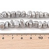 Electroplated Shell Pearl Beads Strands BSHE-C006-03A-4