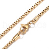 304 Stainless Steel Box Chain Necklaces X-STAS-O053-27G-2