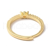 Rack Plating Brass Clear Cubic Zirconia Constellation Adjustable Rings for Women RJEW-S407-08G-09-3