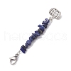 Halloween Pumpkin Alloy Pendant Decorations HJEW-JM02073-03-4