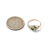 4Pcs 4 Colors Brass Rings for Women RJEW-JR00853-02-3
