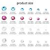 Glass Rhinestone Flat Back Cabochons RGLA-YW0001-A04-5
