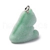 Flocky Resin Pendants FIND-S001-08A-2