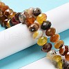 Natural Banded Agate/Striped Agate Beads Strands G-E605-A01-01B-2