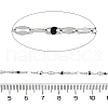 304 Stainless Steel Dapped Chains CHS-H036-01P-10-3