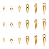 Unicraftale 30Pcs 6 Styles 304 with 201 Stainless Steel Pendants FIND-UN0004-30-1