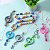 9Pcs Ring Food Grade Eco-Friendly Silicone Beads JX895I-4