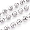 Tarnish Resistant 304 Stainless Steel Ball Chains CHS-A002B-4.0mm-1