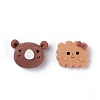 Opaque Resin Cabochons RESI-Z001-33-1