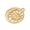 304 Stainless Steel Pendants STAS-C121-11G-2