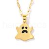 Halloween Stainless Steel Enamel Pendant Necklaces PA5568-5