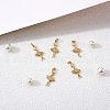5Pcs Rack Plating Brass Micro Pave Cubic Zirconia Pendants KK-SZ0005-95-2