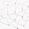 304 Stainless Steel Wire Pendants STAS-X0017-14P-4
