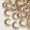 Alloy Enamel Pendants X-ENAM-N051-21A-1