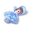 Cartoon Girls Opaque Resin Decoden Cabochons RESI-S392-04B-02-2