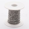 Tarnish Resistant 304 Stainless Steel Twisted Chains CHS-K003-03P-0.4MM-2