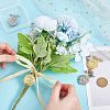 4Pcs 2 Colors Brass Flat Round Locket Pendant Brooch for wedding Photo JEWB-WR00002-5