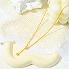 1.5mm Rack Plating Brass Wheat Chain Adjustable Slider Necklaces for Women Men MAK-L044-07G-3