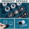 CHGCRAFT 20Pcs 2 Colors Plastic Nail Decorate Storages MRMJ-CA0001-34-5