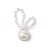 Easter ABS Plastic Imitation Pearl Pendants PALLOY-JF03669-1