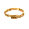 Elegant Stainless Steel Double-strands Spring Bangles for Women IT0420-2-1
