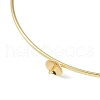 Brass Open Cuff Bangle Making KK-U020-15G-2