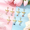 Angel Shell Pearl Pendant Decoration HJEW-JM03440-1