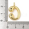 Rack Plating Brass Micro Pave Cubic Zirconia Pendants KK-A200-24G-C-3