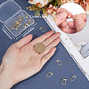 CREATCABIN 40Pcs 2 Styles Brass Leverback Earring Findings DIY-CN0002-85G-3