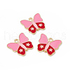 Alloy Enamel Pendants FIND-C019-51KCG-4