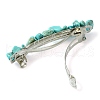 Natural & Synthetic Gemstone Chip Hair Barrettes PHAR-TA000001-5