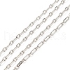 Anti-Tarnish Rhodium Plated 925 Sterling Silver Figaro Chains STER-F052-12P-1