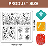 Silicone Clay Texture Mat AJEW-WH0447-045-2
