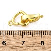 Brass Fold Over Clasps KK-Z078-38G-3