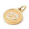 304 Stainless Steel Enamel Charms STAS-Z101-10G-06-2