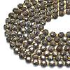 Natural Red Snowflake Obsidian Beads Strands G-C116-A11-02-3