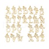 Brass Micro Pave Cubic Zirconia Pendants KK-I723-50G-02-1