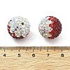 Gradient Color Design Polymer Clay Rhinestone Beads CLAY-NH0001-03E-3