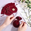 Beebeecraft 20Pcs Gourd Velvet Drawstring Bags TP-BBC0001-07B-05-3