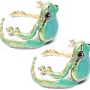Frog Alloy Enamel Cuff Rings FS-WG3B32A-02-2