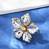 304 Stainless Steel Adjustable Cuff Rings for Women RJEW-S629-11G-3