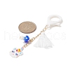 Unicorn Handmade Loom Pattern Seed Beads Pendant Decorations HJEW-MZ00010-2