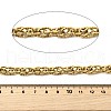 304 Stainless Steel Textured knot Link Chains CHS-C018-07G-3